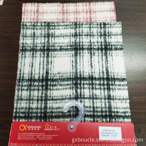 Boucle  plaid Zara design fabric
